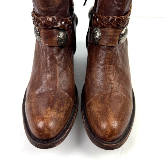 Idyllwind Ankle Boots 7 Brown Leather Charm Western Boho Miranda Lambert Bootie - Picture 3 of 13